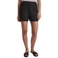 Womens Cotton Eyelet Shorts