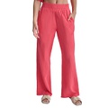 Womens High-Rise Gauze Straight-Leg Pants