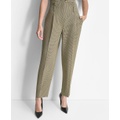 Womens High-Rise Slim-Leg Ankle Pants