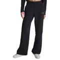 Sport Womens Mini-Stud-Logo Wide-Leg Fleece Sweatpants