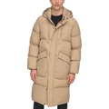 Mens Quilted Hooded Duffle Parka