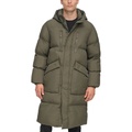 Mens Quilted Hooded Duffle Parka