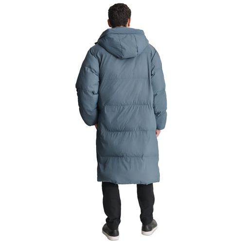 DKNY Mens Quilted Hooded Duffle Parka