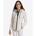 Womens Hooded Scuba Packable Puffer Coat