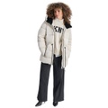 Womens Shine Hooded Anorak Puffer Coat