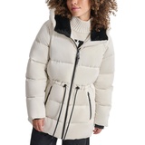 Womens Shine Hooded Anorak Puffer Coat