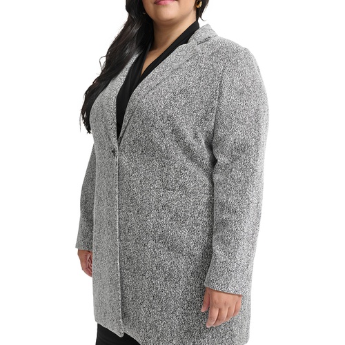 DKNY Plus Size Double D Topper Blazer