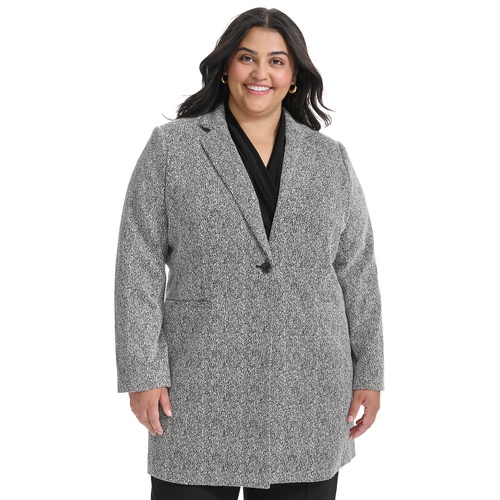 DKNY Plus Size Double D Topper Blazer