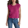 Womens Ribbed Sleeveless Sweater Vest