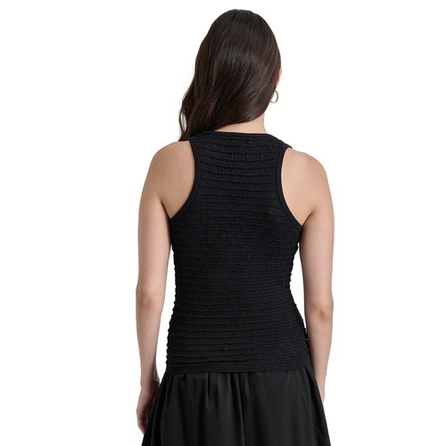 DKNY Womens Scoop-Neck Sleeveless Sweater Top