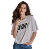 Womens Embellished Logo Short-Sleeve T-Shirt