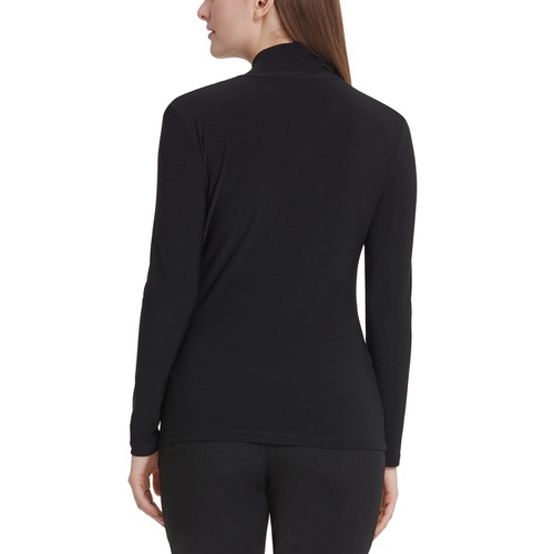 DKNY Petite Surplice Top