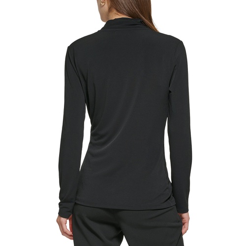 DKNY Petite Surplice Top