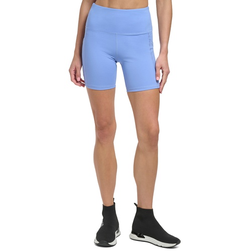 DKNY Womens Balance Super High Rise Pull-On Bicycle Shorts