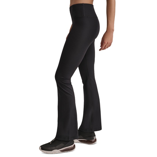 DKNY Womens Balance Compression High-Waist Flared Leggings