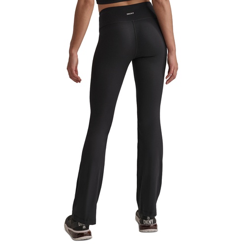 DKNY Womens Balance Compression High-Waist Flared Leggings