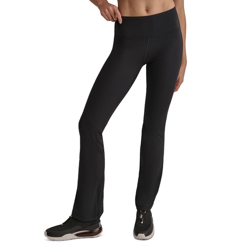 DKNY Womens Balance Compression High-Waist Flared Leggings