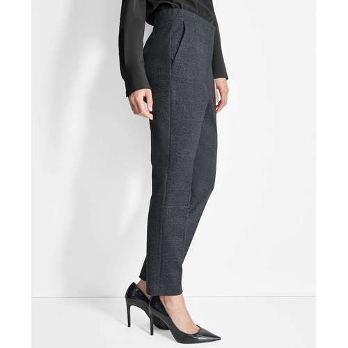 DKNY Womens High-Rise Slim-Leg Ankle Trousers