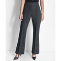 Womens High-Rise Wide-Leg Pull-On Trousers