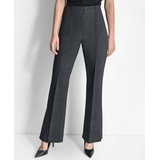 Womens High-Rise Wide-Leg Pull-On Trousers