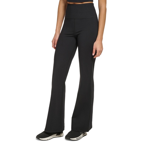 DKNY Womens Performance Balance High-Rise Flared Pants