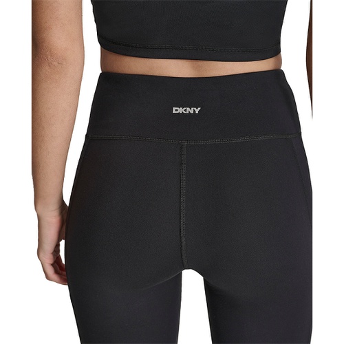 DKNY Womens High-Waisted 7/8 Cargo Leggings