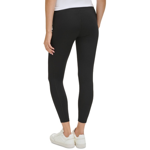 DKNY Womens Rainbow Pride Logo Balance Compression 7/8 Leggings