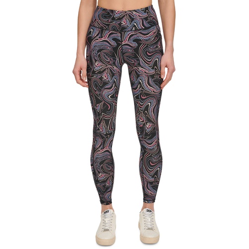 DKNY Womens Mid-Rise 7/8-Length Leggings