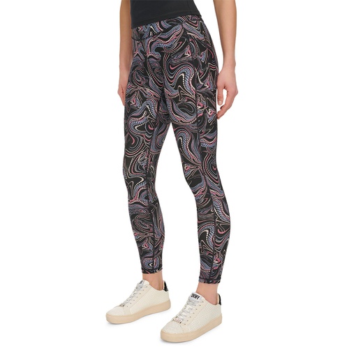 DKNY Womens Mid-Rise 7/8-Length Leggings