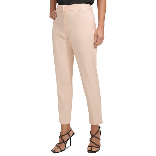 DKNY Womens Stretch Linen Pants