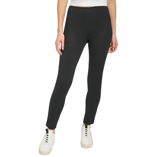 DKNY Slim Leg Pull On Ponte Ankle Pant