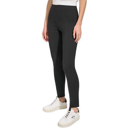 DKNY Slim Leg Pull On Ponte Ankle Pant