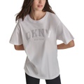 Sport Womens Varsity Satin Logo T-Shirt