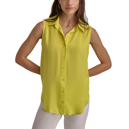 DKNY Womens Sleeveless Shirt