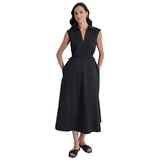 Womens Back-Cut-Out Sleeveless Maxi Dress