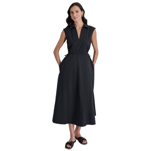 DKNY Womens Back-Cut-Out Sleeveless Maxi Dress