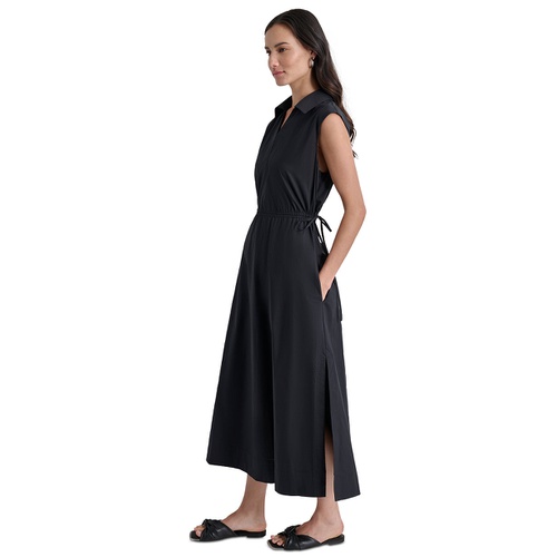 DKNY Womens Back-Cut-Out Sleeveless Maxi Dress