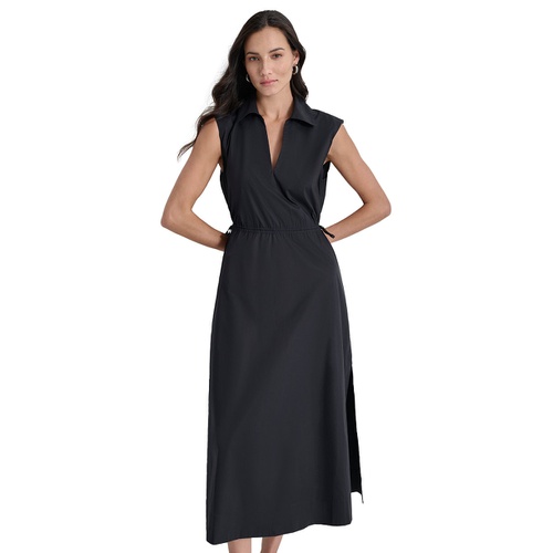 DKNY Womens Back-Cut-Out Sleeveless Maxi Dress