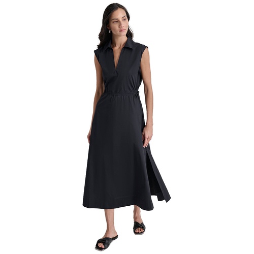 DKNY Womens Back-Cut-Out Sleeveless Maxi Dress