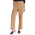 Petite Seamed Waistband Wide-Leg Pants