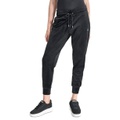 Womens Platinum Velour Slim-Fit Joggers