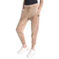 Womens Platinum Velour Slim-Fit Joggers