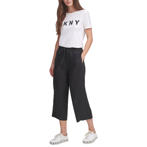 DKNY Pull-On Wide-Leg Pants