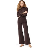 DL1961 Hepburn Wide Leg in Dark Cocoa