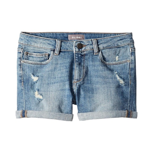  DL1961 Kids Piper Cuffed Shorts in Dorado (Big Kids)