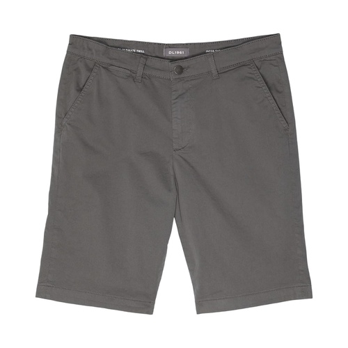  DL1961 Kids Jacob Chino Shorts in Moss Gray (Big Kids)