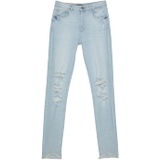 DL1961 Kids Chloe High-Rise Skinny in Ice Distressed (Big Kids)