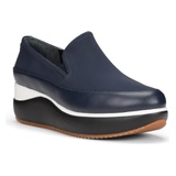 Donald Pliner Lizzee Slip-On Platform Sneaker_NAVY FABRIC