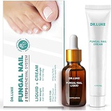 DR. LUKE Fungal Nail Treatment Kit, Nail Repair Solution & Nail Repair Cream, Effective Against Nail Infection Restores Discolored & Damaged Nails