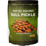 Dakota Style Dill Pickle Pretzel Kravings, Crunchy Snack Pretzels, 10 Ounce, 5 Pack